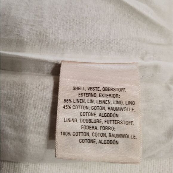 Anthropologie Elevenses Linen Blend Embroidered Shorts Size 6 - Picture 8 of 13